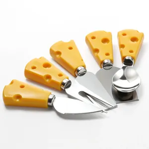 Thiết Kế Mới Nhà Bếp Phụ Kiện Nấu Ăn Thép Không Gỉ Bơ Cutter Cheese Dao Slicer Set