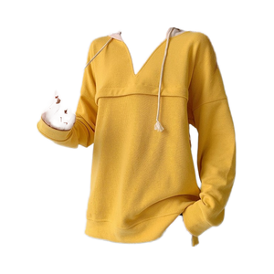 Maglione per l'<span class=keywords><strong>allattamento</strong></span> al seno premaman con cappuccio in pile camicie da <span class=keywords><strong>allattamento</strong></span> a manica lunga abito da <span class=keywords><strong>allattamento</strong></span> più venduto all'ingrosso - Product Image 4