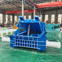 Presse à balles horizontale hydraulique automatique 200T écoénergétique 30kW pour déchets en acier inoxydable et aluminium