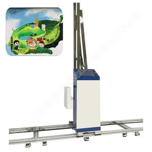 Mesin cetak dinding vertikal 3d printer digital dan horizontal Uv