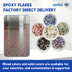 Peinture de base pour pierre naturelle, paillettes de mica, tranches de roche pour terrazzo, granit, revêtement de sol époxy décoratif - Product Image 2