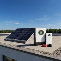 Système solaire hors réseau 10 kW à succès, kit PV complet pour toiture avec stockage de batterie LiFePO4 pour villa résidentielle