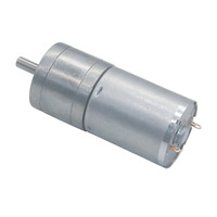 25mm JGA25-370 Mini Moteur DC 12 Volt 3V-24V Couple Élevé Basse Vitesse Moteur Électrique Inversé Moteur De Réduction 12 v Moteur À Engrenages