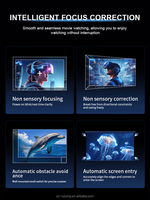 Projecteur Android 9 Pro avec 1080p et mise au point électrique pour le streaming et le jeu