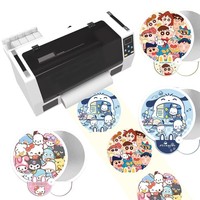 Mesin Cetak Printer Inkjet A3 Dengan Penggoyang Bubuk Printer DTF Kaos 30cm