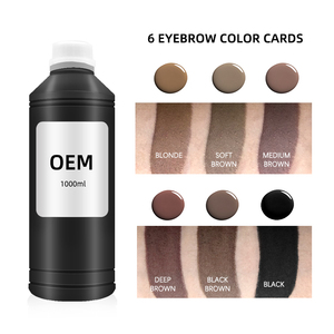 Tinta de tatuaje Líquido Maquillaje <span class=keywords><strong>permanente</strong></span> Pigmentos Microblading Pigmento Ceja Entrenamiento Ceja <span class=keywords><strong>Tinte</strong></span> - Product Image 2