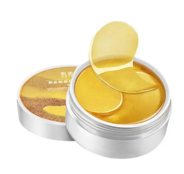 Masque oculaire au collagène hiver 24K, Patch oculaire contre les algues, Gel anti-cernes, Anti-pelucheux, hydratant, Anti-vieillissement, soins pour les yeux, livraison directe