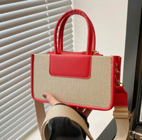 IStapromo Gifts - Vente Flash : Sacs à main et mini-sacs fourre-tout promotionnels pour femmes, en PU, imprimés en lettrage, tendance et mode