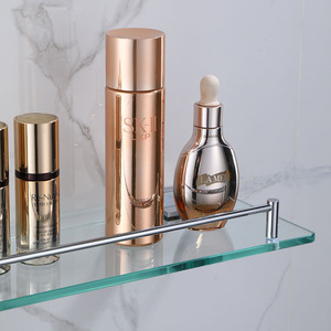 Étagère de <span class=keywords><strong>douche</strong></span> moderne en <span class=keywords><strong>verre</strong></span> à montage mural à un seul niveau Étagère de salle de bain en <span class=keywords><strong>verre</strong></span> Support de <span class=keywords><strong>douche</strong></span> en <span class=keywords><strong>verre</strong></span> unique - Product Image 4