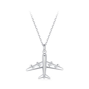 Collar <span class=keywords><strong>de</strong></span> avión para hombres y mujeres, <span class=keywords><strong>libertad</strong></span> y sueño s925 joyería <span class=keywords><strong>de</strong></span> cadena <span class=keywords><strong>de</strong></span> clavícula <span class=keywords><strong>de</strong></span> plata esterlina - Product Image 1