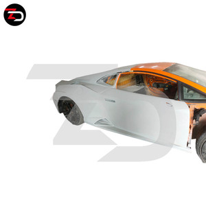 En stock Kit carrosserie LP610 STO avec pare-chocs, jupes latérales, panneaux de porte, capot moteur arrière, ailes et spoiler pour Gallardo LP540 LP550 LP560 - Product Image 5
