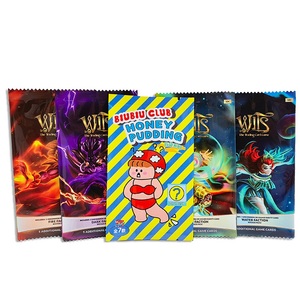 Sac en aluminium à fermeture éclair <span class=keywords><strong>Animle</strong></span> avec logo imprimé personnalisé Jeu de cartes pour animaux de compagnie Jeu de cartes à collectionner Sac d'emballage thermoscellé pour jouet Sac aveugle - Product Image 4