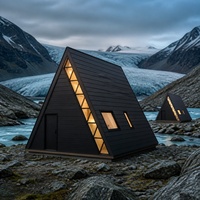 Maison A-Frame S780 Modulaire Contemporaine pour Résidence de Campagne, Destinations en Plein Air et Sites de Vacances – Fournisseur Direct Usine pour Investisseurs