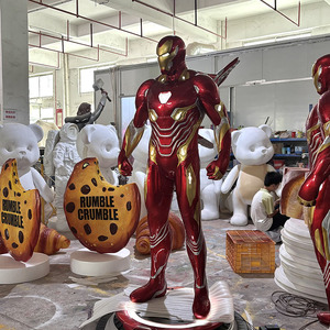 Escultura de Fibra de Vidrio de Gran Tamaño, Réplica de Iron Man Mk50 de <span class=keywords><strong>Marvel</strong></span>, Versión Luminosa - Product Image 3