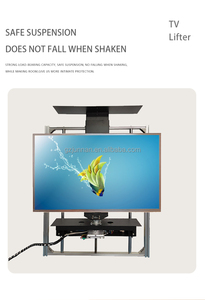 خزانة حديثة بجهاز تحكم عن بعد بمحرك 32-65 بوصة ، خزانة دوارة ، مثبتة على الحائط ، غرفة معيشة بمحركات - Product Image 6