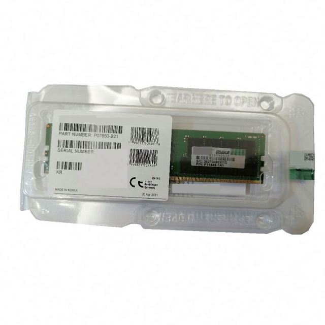 P06033-b21 High Quality 32GB (1)x32GB DDR4-3200 MHz Dual Rank X4 Registered Smart Memory Kit for Server