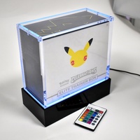 RAYYI Vente flash : support LED personnalisé pour boîte d'entraînement Elite Trainer Box (ETB) scellée en acrylique / boîte de boosters