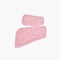 Masseur corporel en cristal naturel 100% fait main, nouvelle tendance, véritable quartz rose, soin de la peau et relaxation, masque pour les épaules et le cou