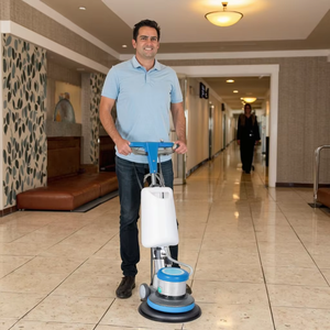 Machine à tapis <span class=keywords><strong>GR13</strong></span> Condition Machine à polir les carreaux de sol électrique à conducteur marchant meuleuse et balayeuse de carreaux de céramique en un seul produit - Product Image 1