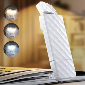 Nouvelle lampe de lecture LED rechargeable 2026 à clipser – Lampe de chevet idéale pour la lecture nocturne, design portable et léger - Product Image 1