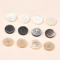 Boutons-pression polyvalents à deux trous en coquillage naturel, décoratifs, forme champignon, rectangle, étoile, accessoires de couture pour tricots, robes et chemises