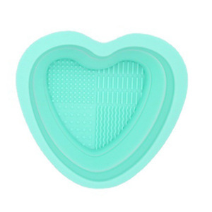 Bol de nettoyage pliable en silicone en forme de cœur pour pinceaux de maquillage, tampon de lavage, outil de nettoyage cosmétique pour éponge et houppette - Product Image 4