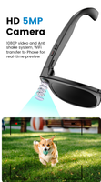 Gafas Inteligentes 1300w de 2.ª Generación, Gafas Multifuncionales con Cámara HD Integrada, Audio Inalámbrico, Chat Multilingüe, Gafas Meta para Exteriores