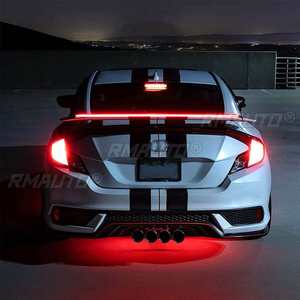 สปอยเลอร์หลังรถยนต์แบบ LED ขนาด 120 ซม. สีดำเงา พร้อมไฟเลี้ยวและไฟเบรก ชุดแต่งภายนอก - Product Image 4