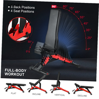 Chaise de fitness, banc de musculation, support de presse à barre, banc d'haltères, équipement de fitness commercial