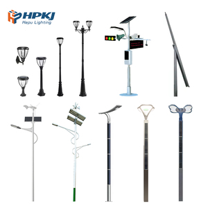 Lámpara Solar de Jardín Hepu HID IP65 de Aleación de Aluminio Cuadrada Tipo UFO 30W/50W, Farola para Paisajismo - Product Image 6