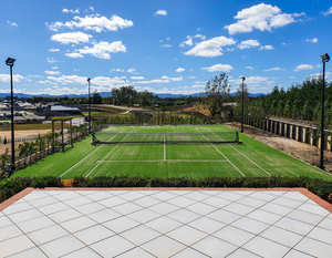 Tapis de gazon artificiel de haute qualité pour terrains de tennis, <span class=keywords><strong>squash</strong></span> et badminton avec des hauteurs de pieux de 10mm 20mm 30mm - Product Image 1