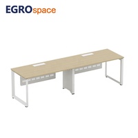 EGROspace Mobilier Commercial : Poste de Travail Modulaire Extensible en Métal pour Bureau, Combinaison de Bancs de Travail