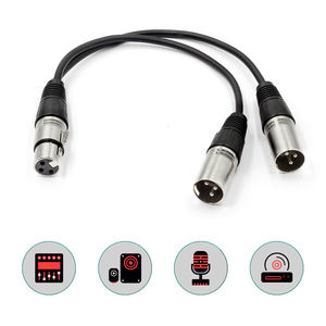 Venta caliente 0,<span class=keywords><strong>3</strong></span> m Cable XLR macho a hembra equilibrada de Audio del micrófono de la línea 1 punto <span class=keywords><strong>2</strong></span> de - Product Image 6