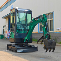 Livraison Gratuite pour l'Excavatrice sur Chenilles 1,8 Tonne CE EPA Euro 5 avec Moteur et Roulement pour Jardinage, Agriculture et Construction