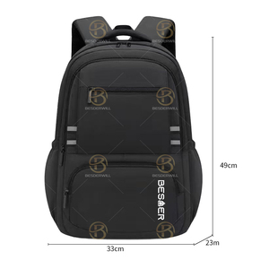 Tùy Chỉnh Sinh Viên Sang Trọng Người Đàn Ông Kinh Doanh Ba Lô Nylon Không Thấm Nước Mới Nhất Thiết Kế Trường Túi Máy Tính Xách Tay Ba Lô Bán Buôn - Product Image 2