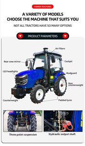 Trung Quốc 50 HP nhỏ gọn nông nghiệp bánh xe máy kéo mini Farming máy móc với Core thành phần động cơ - Product Image 5