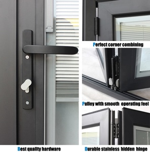 <span class=keywords><strong>Porte</strong></span> de patio Hurricane, <span class=keywords><strong>porte</strong></span> <span class=keywords><strong>pliante</strong></span> en aluminium résistant aux chocs, <span class=keywords><strong>prix</strong></span> bon marché, <span class=keywords><strong>porte</strong></span> <span class=keywords><strong>pliante</strong></span> en verre pour projet de maison - Product Image 6