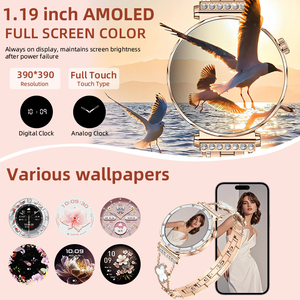 Reloj Inteligente Ultrafino LIGE BWI222 (2 Correas) para Mujer, Contesta y Realiza Llamadas, Monitor de Actividad Física, Frecuencia Cardíaca, Reloj Inteligente para Mujer, Android IOS - Product Image 5