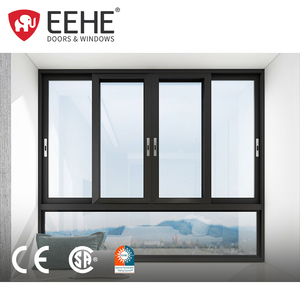 Cửa sổ trượt bằng kính nhôm màu đen eehe cửa sổ trượt cách âm cánh bay 2047 - Product Image 4