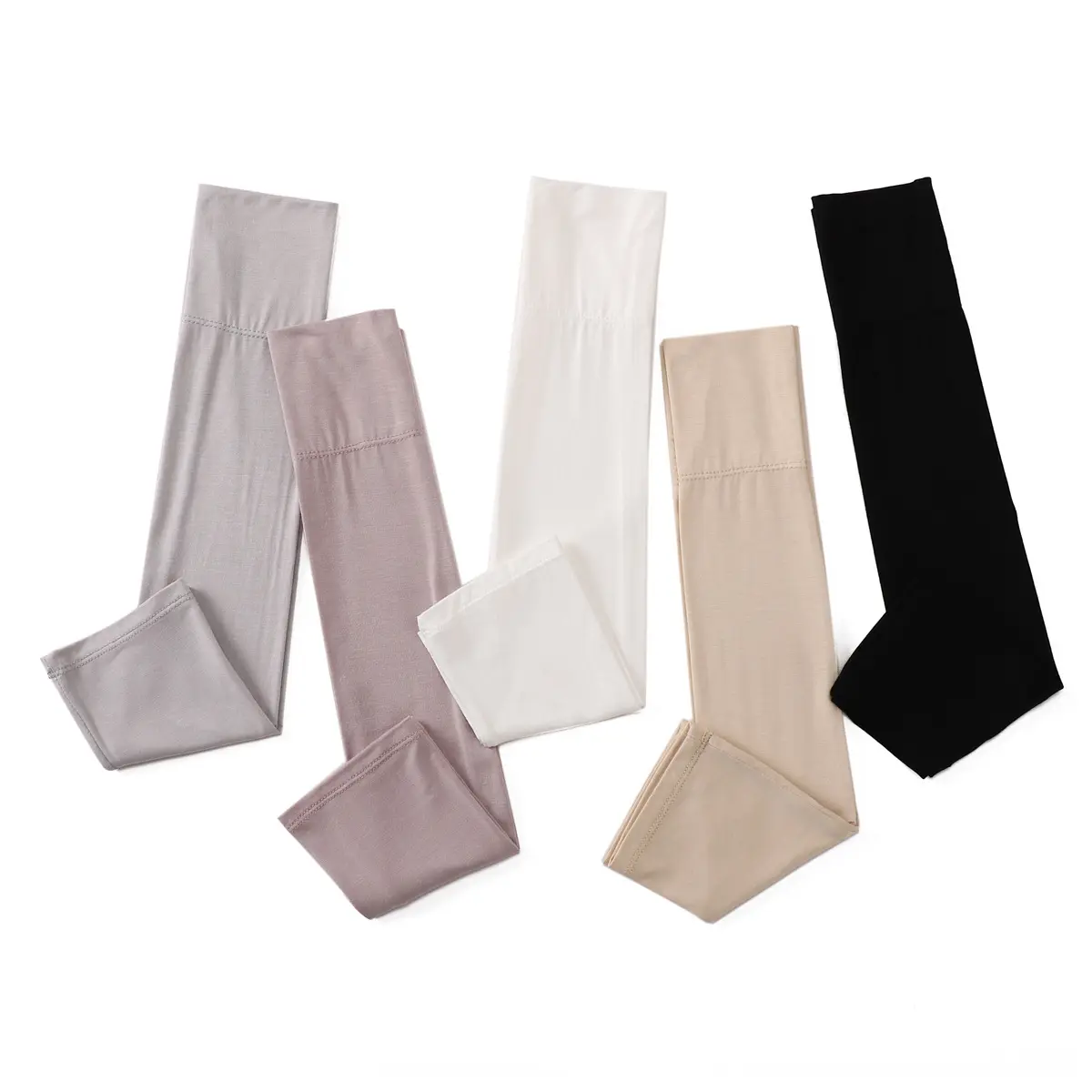 Zandy OEM ODM Muslim abaya Skin-friendly elastic modal cotton anti-exposure women's sun protection arm sleeves ice sleeves