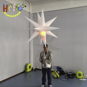 Led ánh sáng trắng <span class=keywords><strong>Inflatable</strong></span> sao con rối đi bộ <span class=keywords><strong>Inflatable</strong></span> sao cho diễu hành hiệu suất - Product Image 2