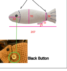 Almohada de juguete de hierba gatera de lino en forma de pez ecológica, juguetes masticables sostenibles para gatos de PP para dormir o jugar en interiores, regalo para gatos - Product Image 2