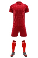 Seragam Sepak Bola Grosir Berkualitas Tinggi, Tahan Lama, Cepat Kering, Jersey Sepak Bola Ringan Terbuat dari Poliester, Pola Kustom