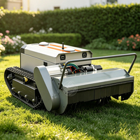 Tondeuse à gazon robotisée intelligente à commande à distance, navigation GPS entièrement automatique, pour pelouse de petite et moyenne taille, tondeuse à gazon électrique à braquage zéro