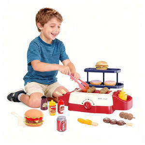 Juego de Juguetes de Barbacoa de Plástico para Niños con Efectos de Sonido y Luz, Juego de Roles, Habilidades Sociales, Motricidad Fina, STEAM, Regalo Educativo Preescolar - Product Image 2