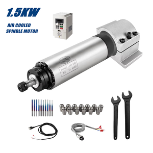 Motor de Husillo CNC Refrigerado por Aire Zhong Hua Jiang 1.5KW ER11 65mm 110V/220V, Máx. 24000 RPM, para Router y Grabado, Nueva Maquinaria CNC - Product Image 1