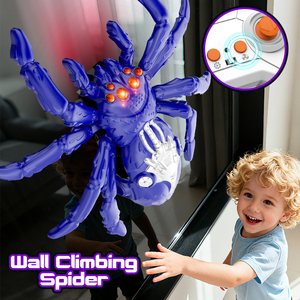 KK Rc Wall-Climbing Crawler <strong>Spider</strong> Rechargeable <strong>Remote</strong> <strong>Control</strong> Robot Toy for Kids Boy Girl Funny Prank Toy;<strong>Remote</strong> <strong>Control</strong> <strong>Spider</strong> - Product Image 5