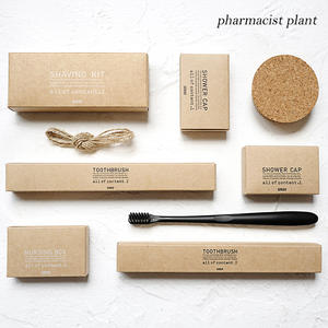 Juego de Cepillo de Dientes y Pasta Dental Desechables de Pelo Suave, en Papel Kraft para Hoteles, Alojamientos y Suministros de Baño - Product Image 2