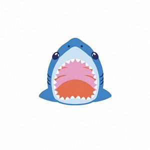 Supporto per cuffie in silicone liquido ABS a forma di squalo compatibile con la maggior parte delle cuffie - Product Image 1