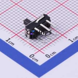 SS-3235D-02-L2 Slide Switch Through hole Component (THT) Switch Double Pole Double Throw Rectangle Pin Header PC Pin 9mm - Product Image 2